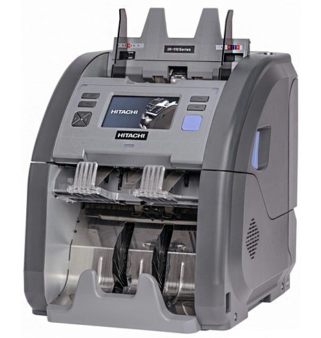 Hitachi Ih-110, 2-х карманный счетчик сортировщик банкнот 